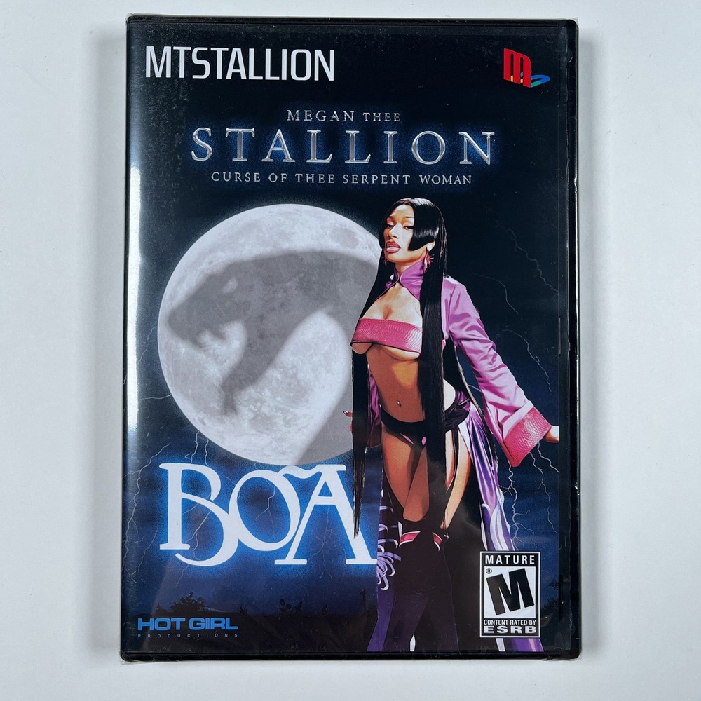 Megan Thee Stallion CD Single Sapphire Edition New PS2 Style Case